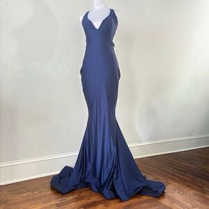 New Jessica Angel Navy Blue Prom/Pageant Dress Size Medium(8-10) Style 737